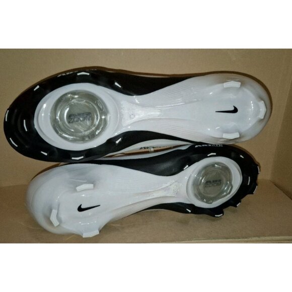 NIKE VAPOR EDGE PRO 1 WHITE/BLACK FOOTBALL CLEATS MEN\'S SIZE 10.5 NEW main image 7